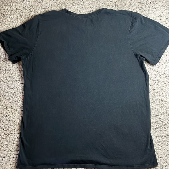 Nike men’s large athletic dri fit black t shirt Nike swoosh men’s activewear - Picture 3 of 4